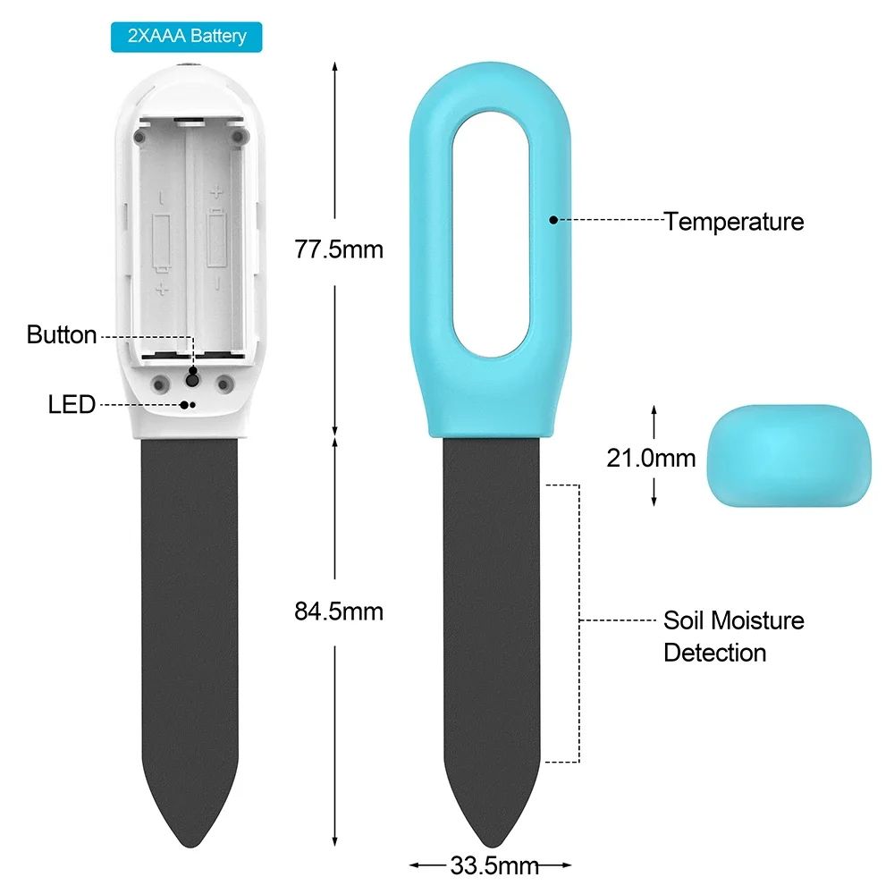 Tuya Smart Zigbee Soil Tester  Wireless Thermometer  Hygrometer For Garden Automation  Plant Irriga 5