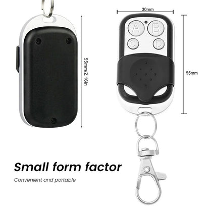 Metal Push Button Universal Garage Door Opener Remote 4 Button ABCD LockUnlock Transmitter 4