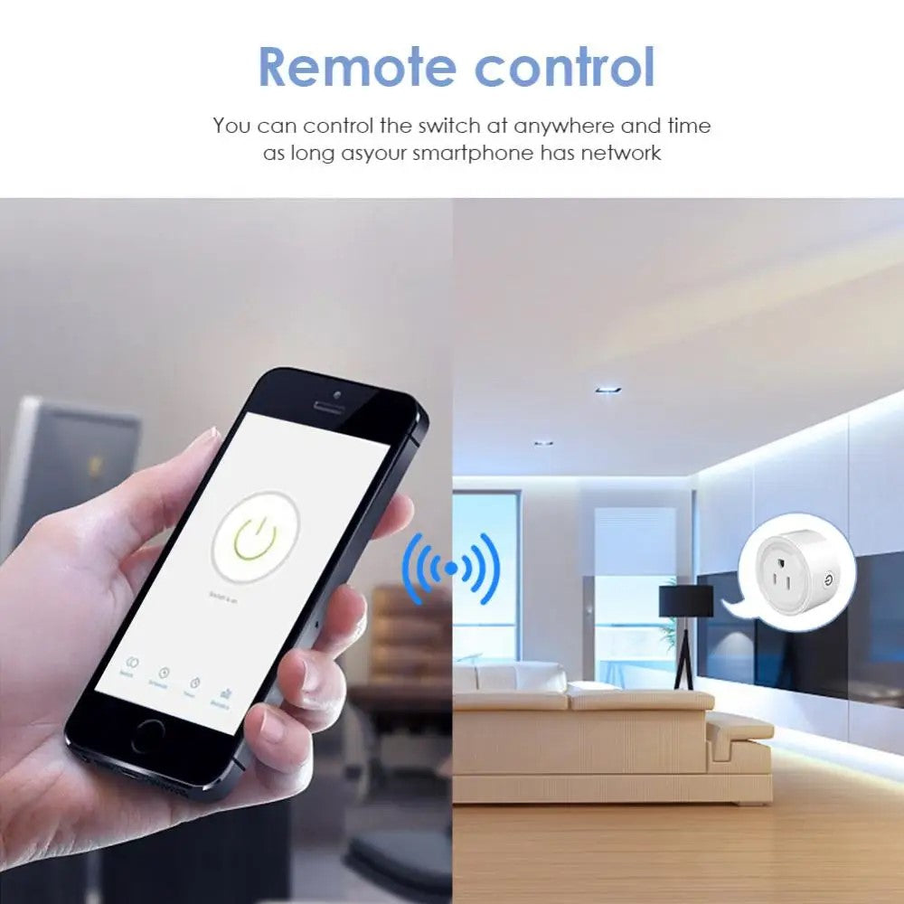 Tuya Smart WiFi Plug JPUSUK Standard Wireless Outlet Works With Alexa  Google Home Remote Control   2
