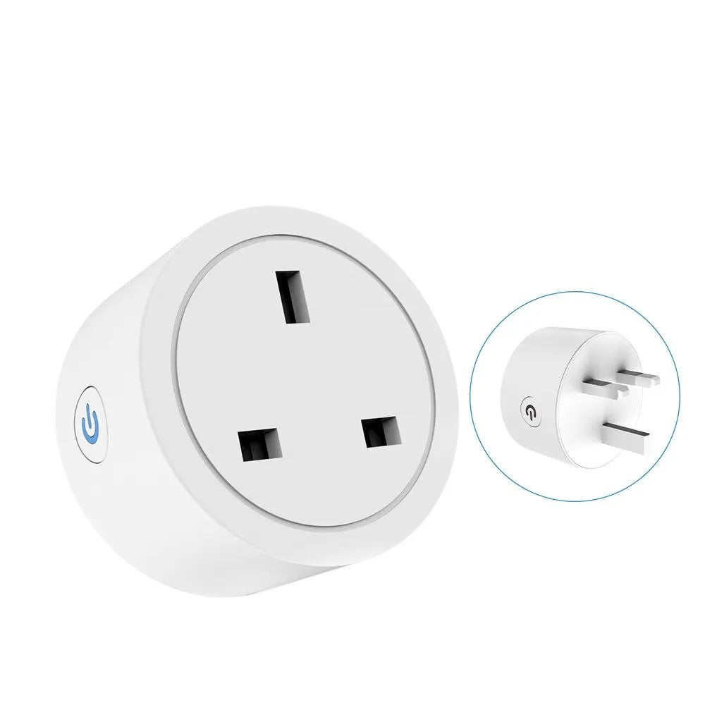 Tuya Smart WiFi Plug JP/US/UK Standard Wireless Outlet, Works with Alexa & Google Home, Remote Control & Timer