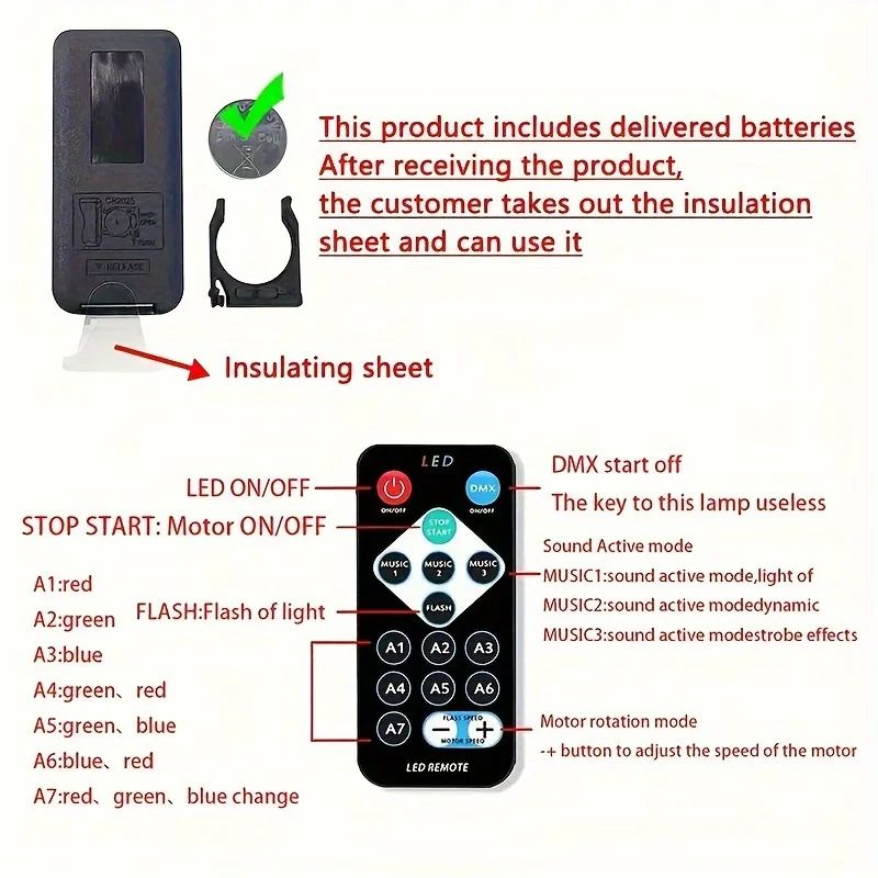 LED Star Galaxy Projector Lamp USBPowered Rotating Magic Ball With Remote Control Colorful Starry S 3