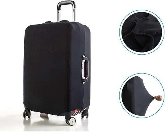 Fashion Travel Suitcase Protective Cover Solid Color Fits 1832 Inch Luggage