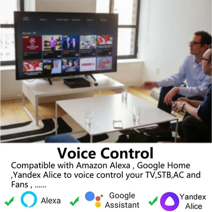 Smart Universal WiFi IR Remote Control For TV AC Works With Alexa Google Home Yandex 4