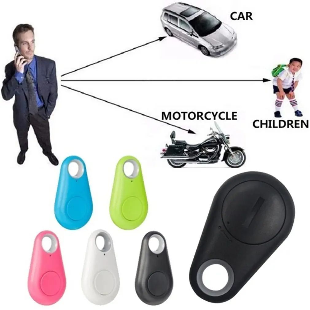 Wireless Mini Bluetooth GPS Tracker for Dogs, Kids, Wallets & Bags, Anti-Lost Alarm Tag Smart Key Finder Locator