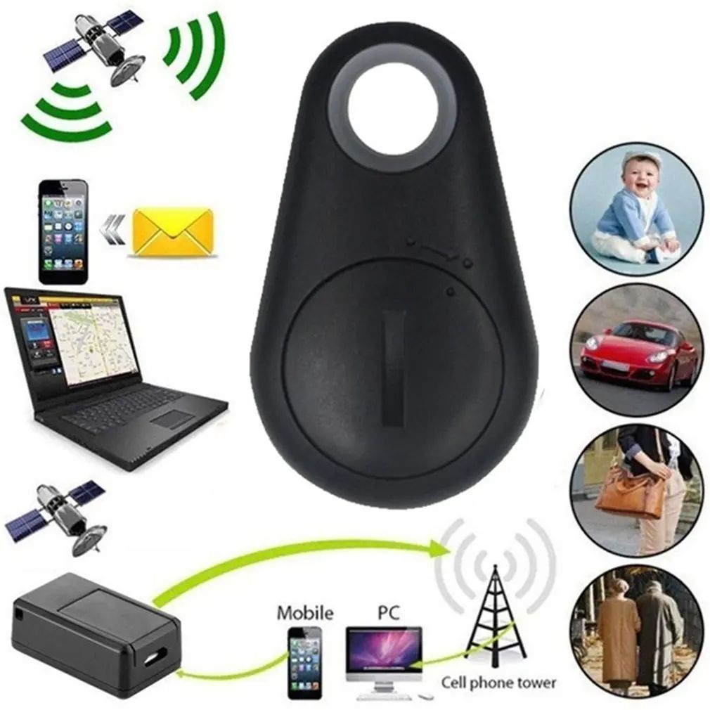 Wireless Mini Bluetooth GPS Tracker For Dogs Kids Wallets  Bags AntiLost Alarm Tag Smart Key Finder 2
