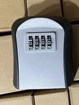 Key Keeper Combination Lock Wall Mounted Waterproof 4Digit Password Safe Box Easy Installation For  9