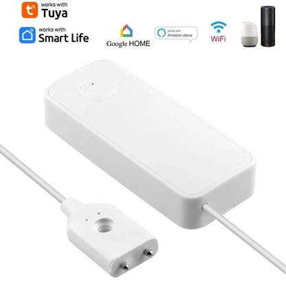 Tuya WiFi Smart Water Leak Sensor Water Overflow Level Detector With Sound Alarm  Remote Monitoring 4