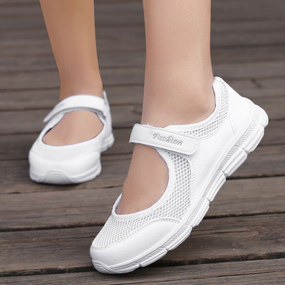 CloudStride Womens Breathable Mesh Walking Sneakers 4