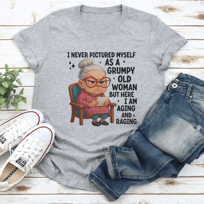 I Never Pictured Myself As A Grumpy Old Woman Tee 2