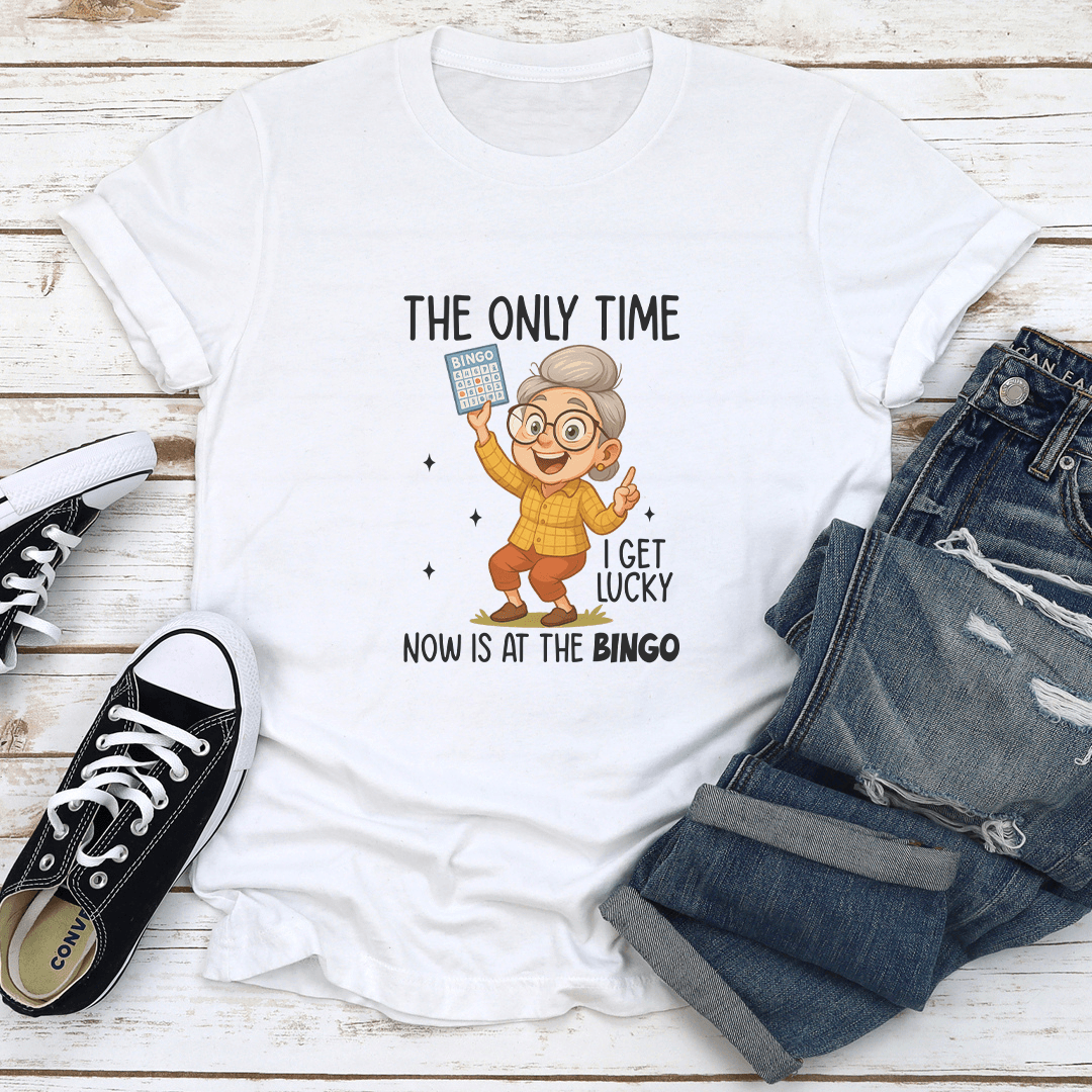 The Only Time I Get Lucky Now Is At The Lucky Tee 1
