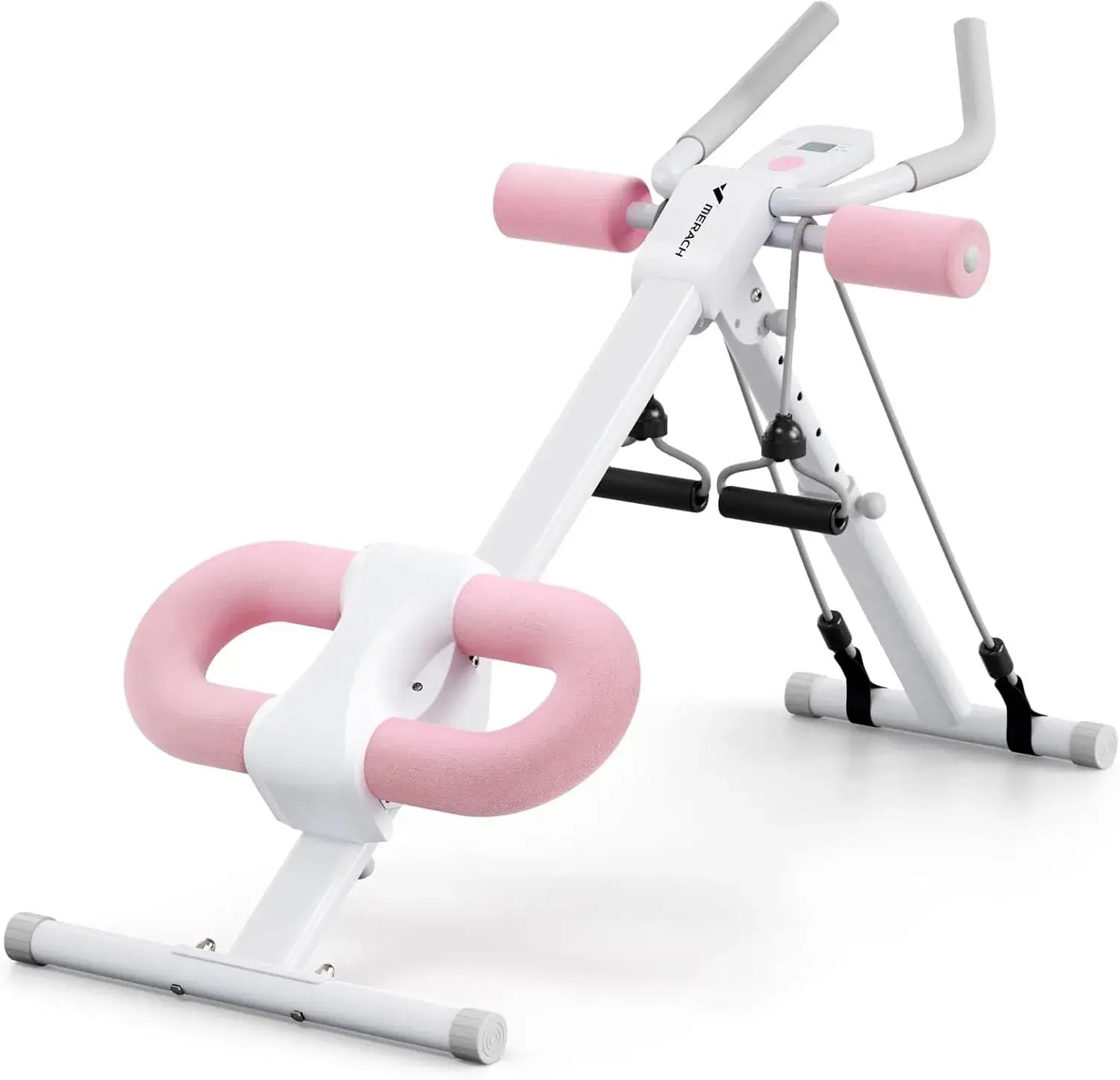 MERACH CoreFlex Adjustable Ab Trainer  Foldable Home Gym Machine With Knee Support 4