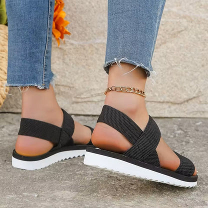Womens Flat Shoelace Sandals  Comfortable Anti Slip Sole With Fashion Forward Street Style Look 4