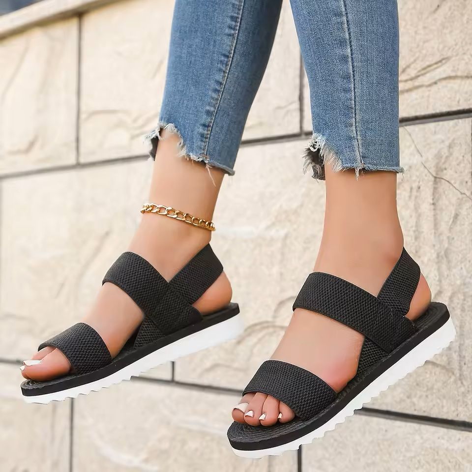 Womens Flat Shoelace Sandals  Comfortable Anti Slip Sole With Fashion Forward Street Style Look 5