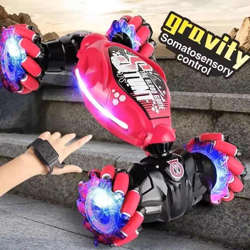 4WD GestureControlled Stunt Drift Car  LED Twist Deformation RC Toy For Kids 9