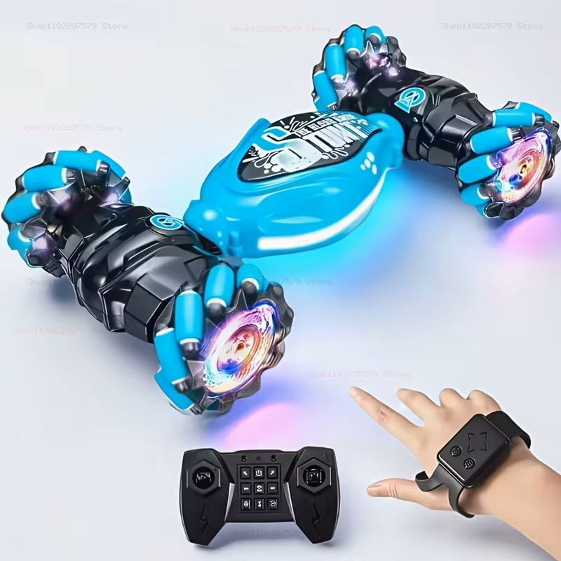 4WD GestureControlled Stunt Drift Car  LED Twist Deformation RC Toy For Kids 3