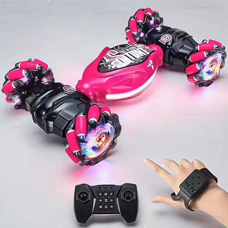 4WD GestureControlled Stunt Drift Car  LED Twist Deformation RC Toy For Kids 6