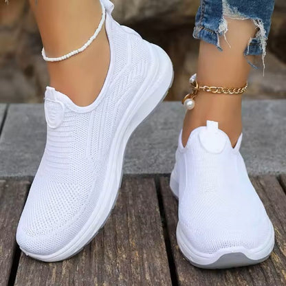 Womens Slip On Breathable Sports Sneakers  Lightweight Barefoot Style For All Day Comfort And Every