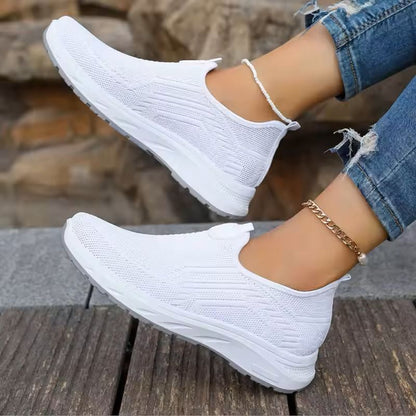 Womens Slip On Breathable Sports Sneakers  Lightweight Barefoot Style For All Day Comfort And Every