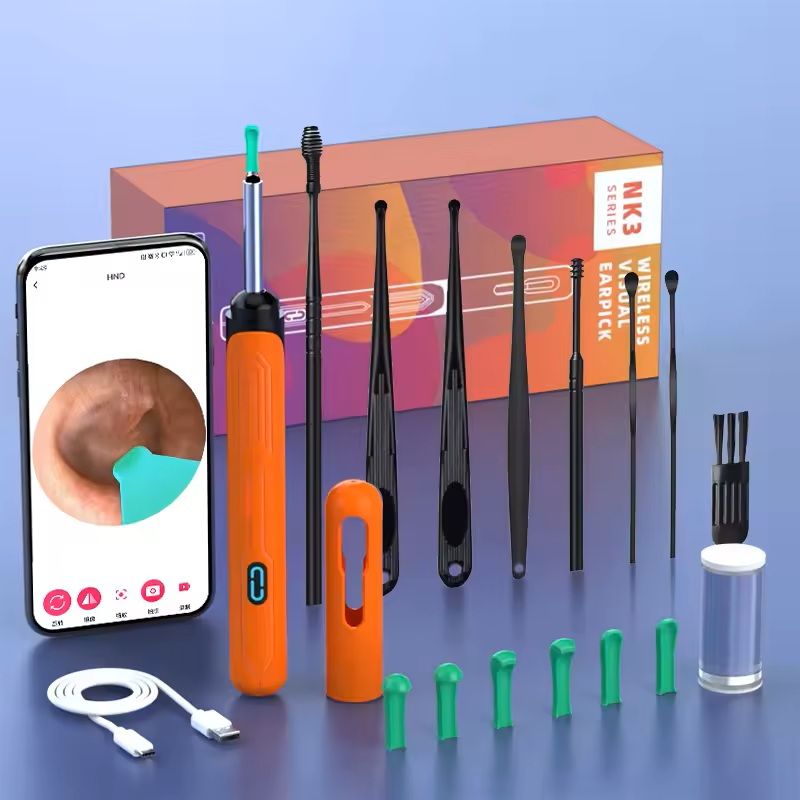 HD Ear Cleaner With Camera  Rechargeable USB C Otoscope Set For Safe And Visible Wax Removal 11