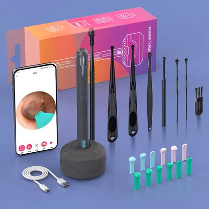 HD Ear Cleaner With Camera  Rechargeable USB C Otoscope Set For Safe And Visible Wax Removal 12