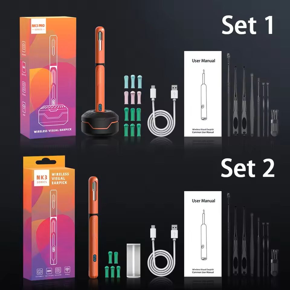 HD Ear Cleaner With Camera  Rechargeable USB C Otoscope Set For Safe And Visible Wax Removal 14