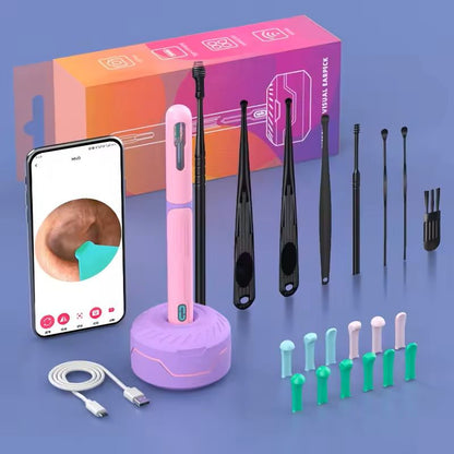 HD Ear Cleaner With Camera  Rechargeable USB C Otoscope Set For Safe And Visible Wax Removal 5