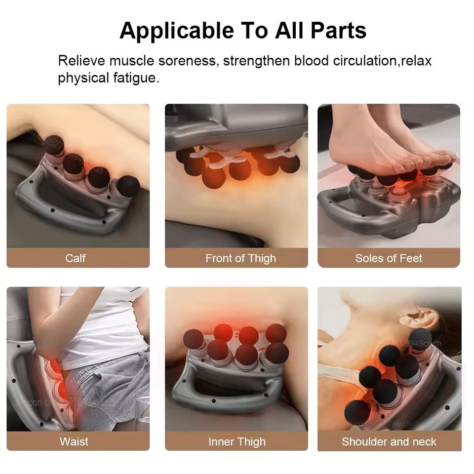 Professional Muscle Massager Gun  16 Head Deep Tissue Fascia Gun For Neck Shoulder And Full Body Re 2