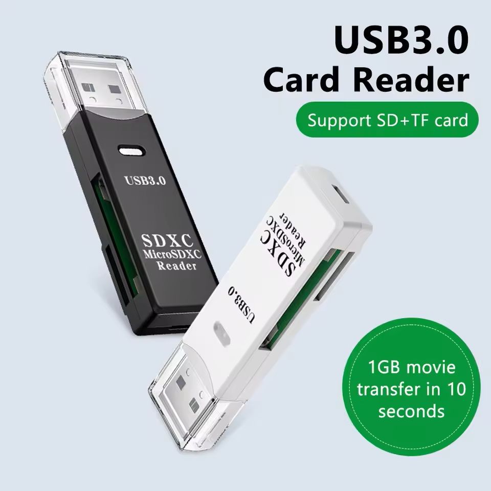 2in1 USB 30 Card Reader  HighSpeed Micro SD TF Memory Card Adapter For PC And Laptop Use 5