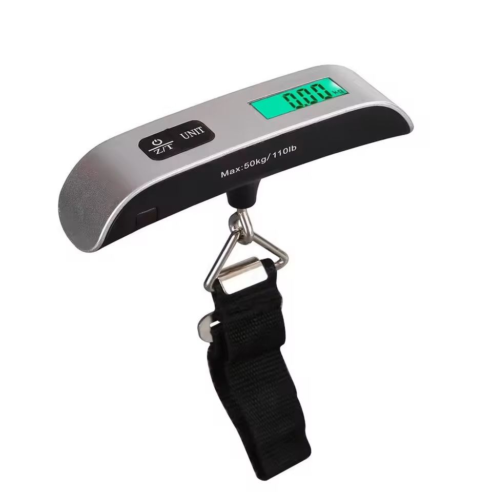 Digital Luggage Scale With LCD Display  Portable 50kg Bag Weight Checker For Travel Airport  Baggag 7