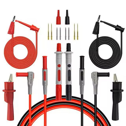 18PCS Multimeter Test Lead Kit  4mm Banana Plug To Alligator Clip And Test Hook Probes For Electric 5