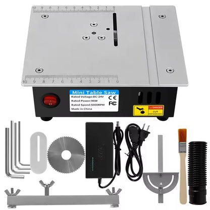 Mini Precision Woodworking Table Saw  24V MultiFunction Electric Cutter For DIY Crafting Trimming   6