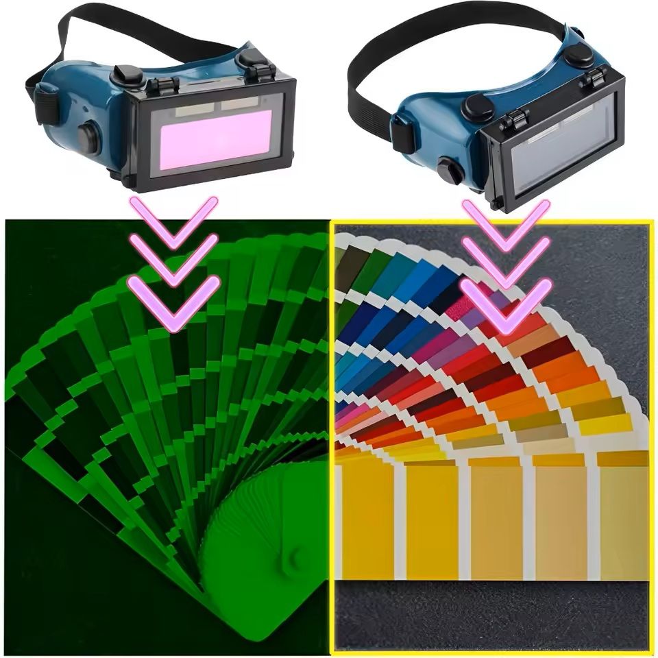 Solar AutoDarkening Welding Goggles  Lightweight Eye Protection For Arc TIG MIG  Plasma Welding 2