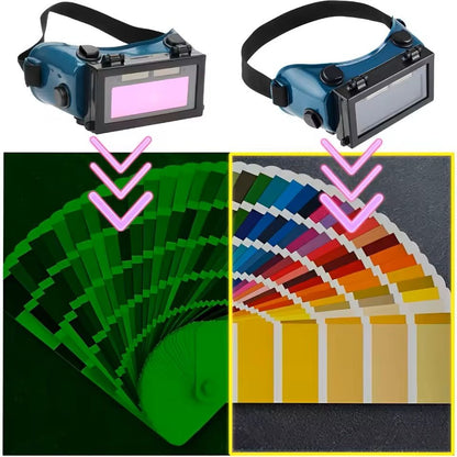 Solar AutoDarkening Welding Goggles  Lightweight Eye Protection For Arc TIG MIG  Plasma Welding 2