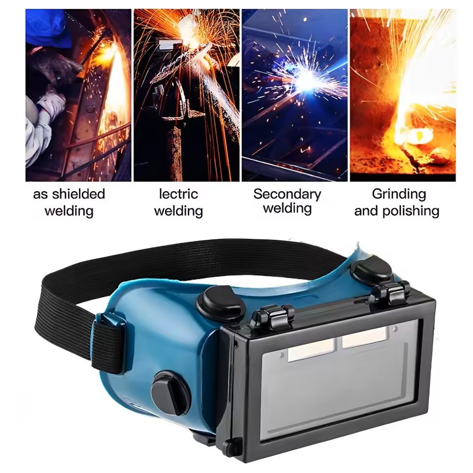 Solar AutoDarkening Welding Goggles  Lightweight Eye Protection For Arc TIG MIG  Plasma Welding 3