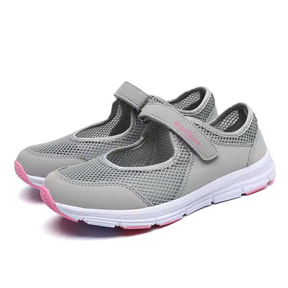 Womens Lightweight Mesh Sneakers Breathable Comfortable Walking Shoes Casual Work Footwear 1