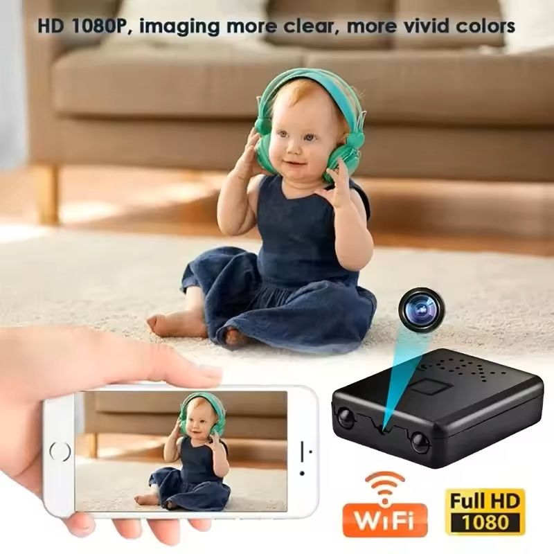 Mini 4K WiFi Security Camera  Portable Night Vision Home Monitor With Waterproof Protection 4