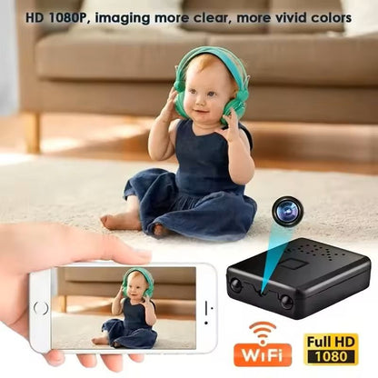 Mini 4K WiFi Security Camera  Portable Night Vision Home Monitor With Waterproof Protection 4