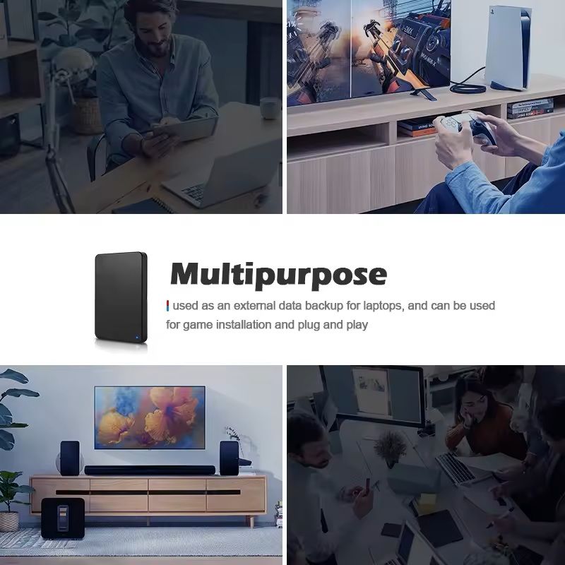 UltraSlim USB 30 Portable External Hard Drive  HighSpeed Storage For PC Mac PS4  More 1