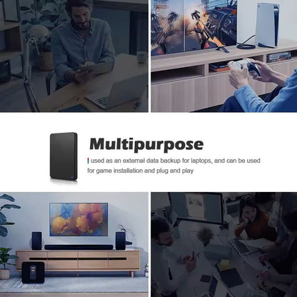 UltraSlim USB 30 Portable External Hard Drive  HighSpeed Storage For PC Mac PS4  More 1