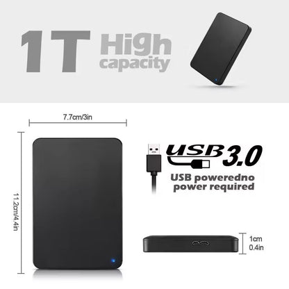 UltraSlim USB 30 Portable External Hard Drive  HighSpeed Storage For PC Mac PS4  More 4