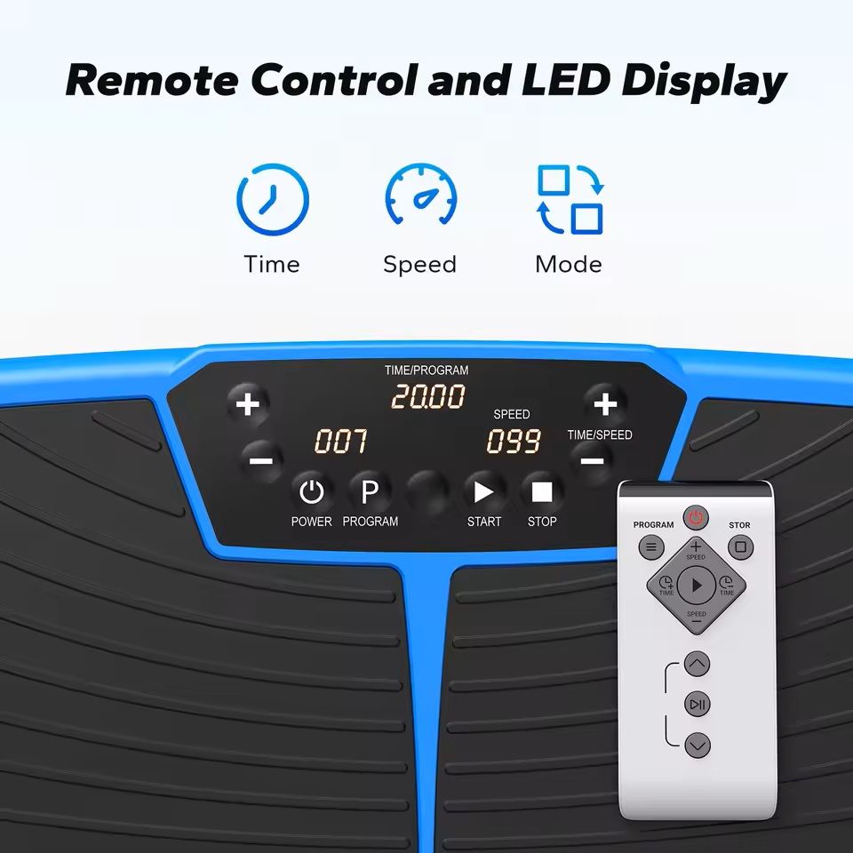 EMS Vibration Plate Exercise Machine For Lymphatic Drainage Pain Relief  Weight Loss 0