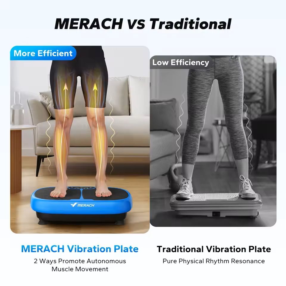 EMS Vibration Plate Exercise Machine For Lymphatic Drainage Pain Relief  Weight Loss 1