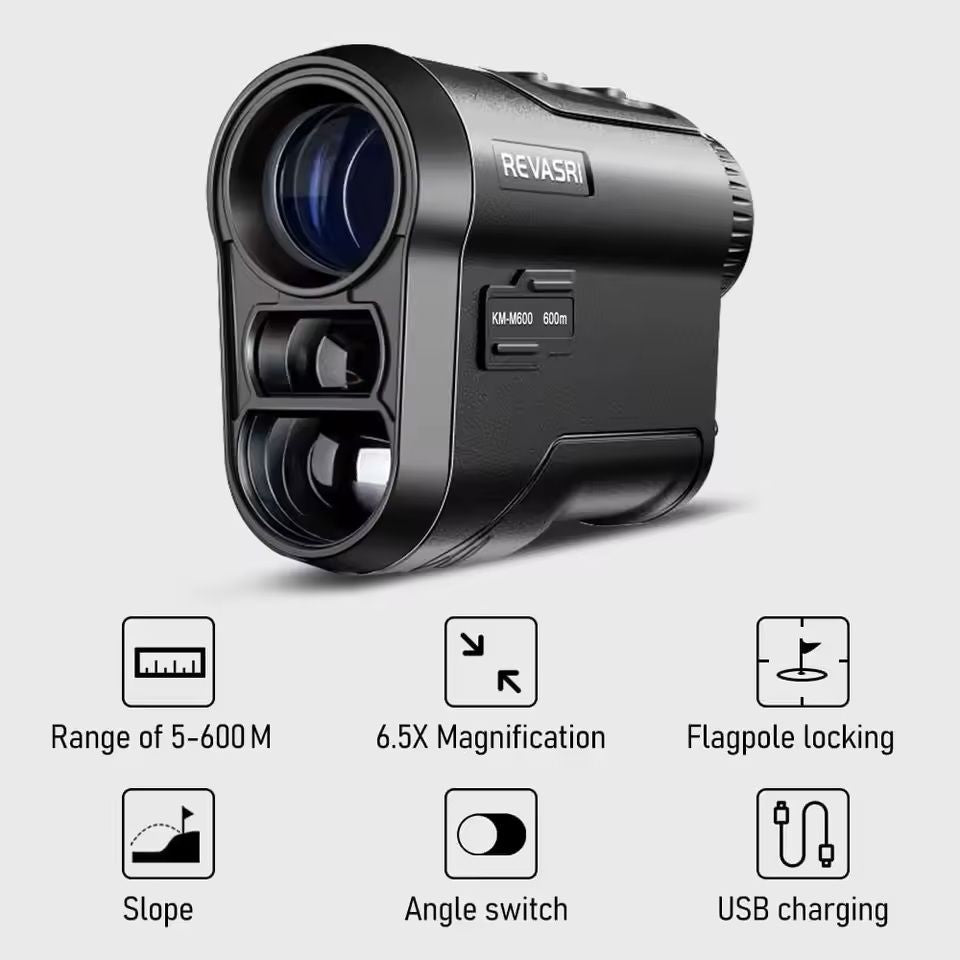 600Yard Golf Laser Rangefinder  Precision Targeting With Slope  Flag Lock 5