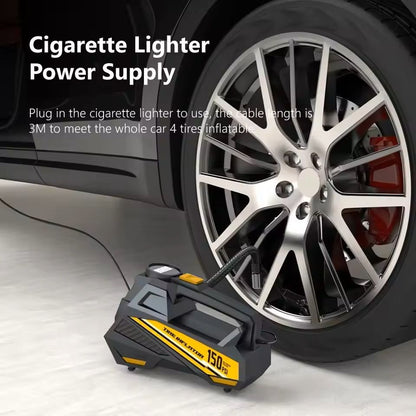 12V 150PSI Corded Portable Car Air Pump  Fast Reliable Inflation For Tires  Sports Gear 1