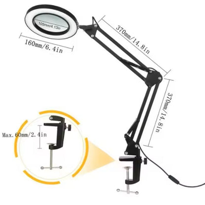 72LED 8X10X Illuminated Magnifying Lamp  Precision Lighting For Crafts Repairs  Beauty 9