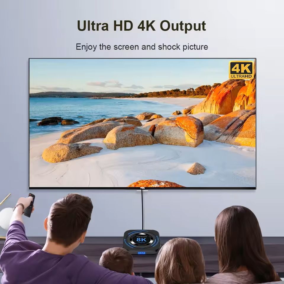 Android 12 TV Box  Allwinner H618 Dual WiFi 8K Support Voice Control 3