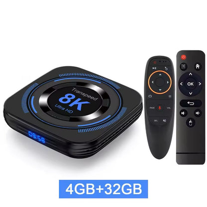 Android 12 TV Box  Allwinner H618 Dual WiFi 8K Support Voice Control 4