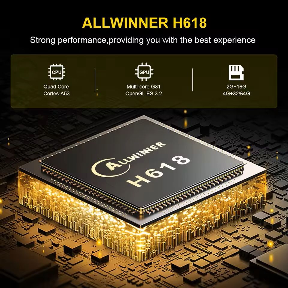 Android 12 TV Box  Allwinner H618 Dual WiFi 8K Support Voice Control 10