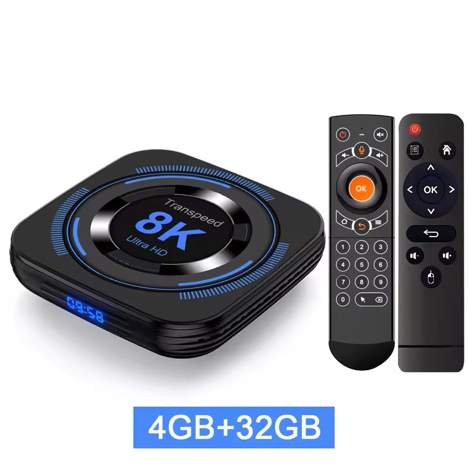 Android 12 TV Box  Allwinner H618 Dual WiFi 8K Support Voice Control 6