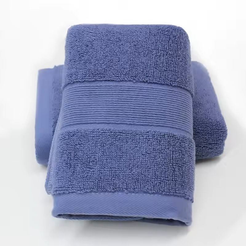 Plush Cotton Bath Towel Set  UltraAbsorbent Soft And NonShedding 2Pack 9